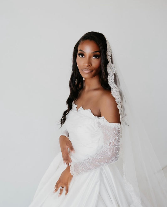 Custom made Satin Ballgown