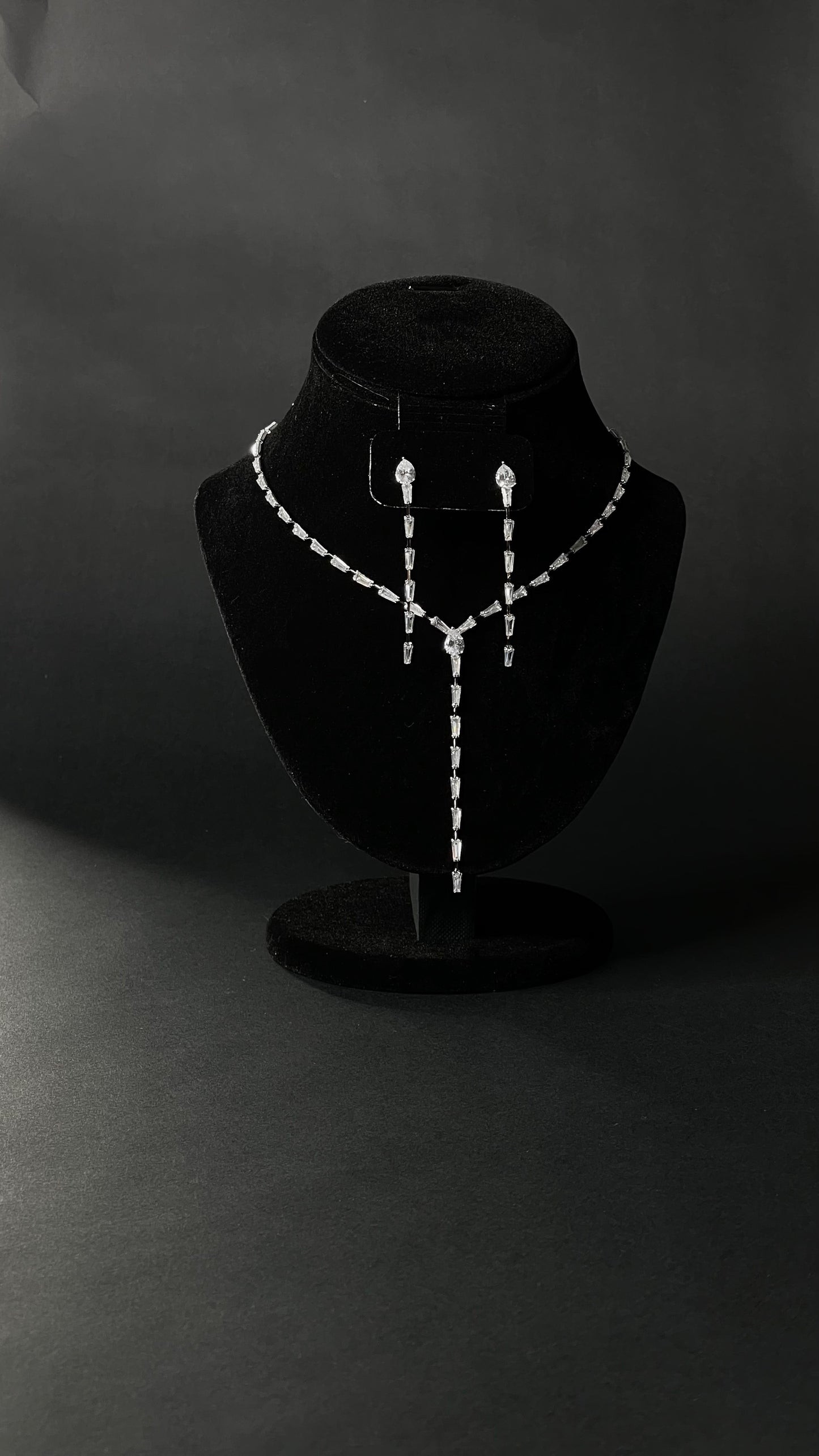 Y-Shaped Necklace Jewelry Set